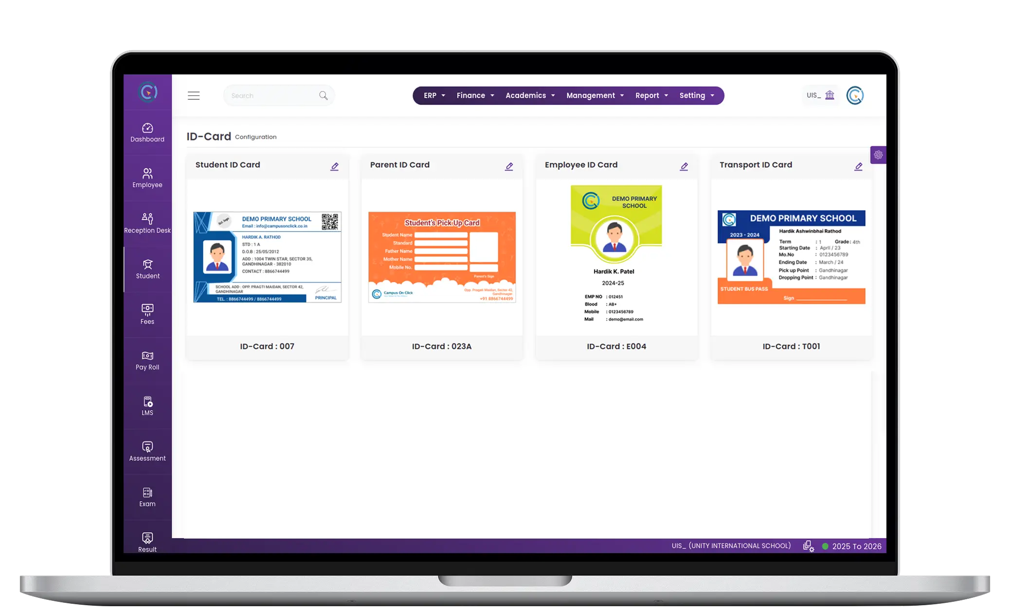 i-Card Generation & Management for Schools & Colleges