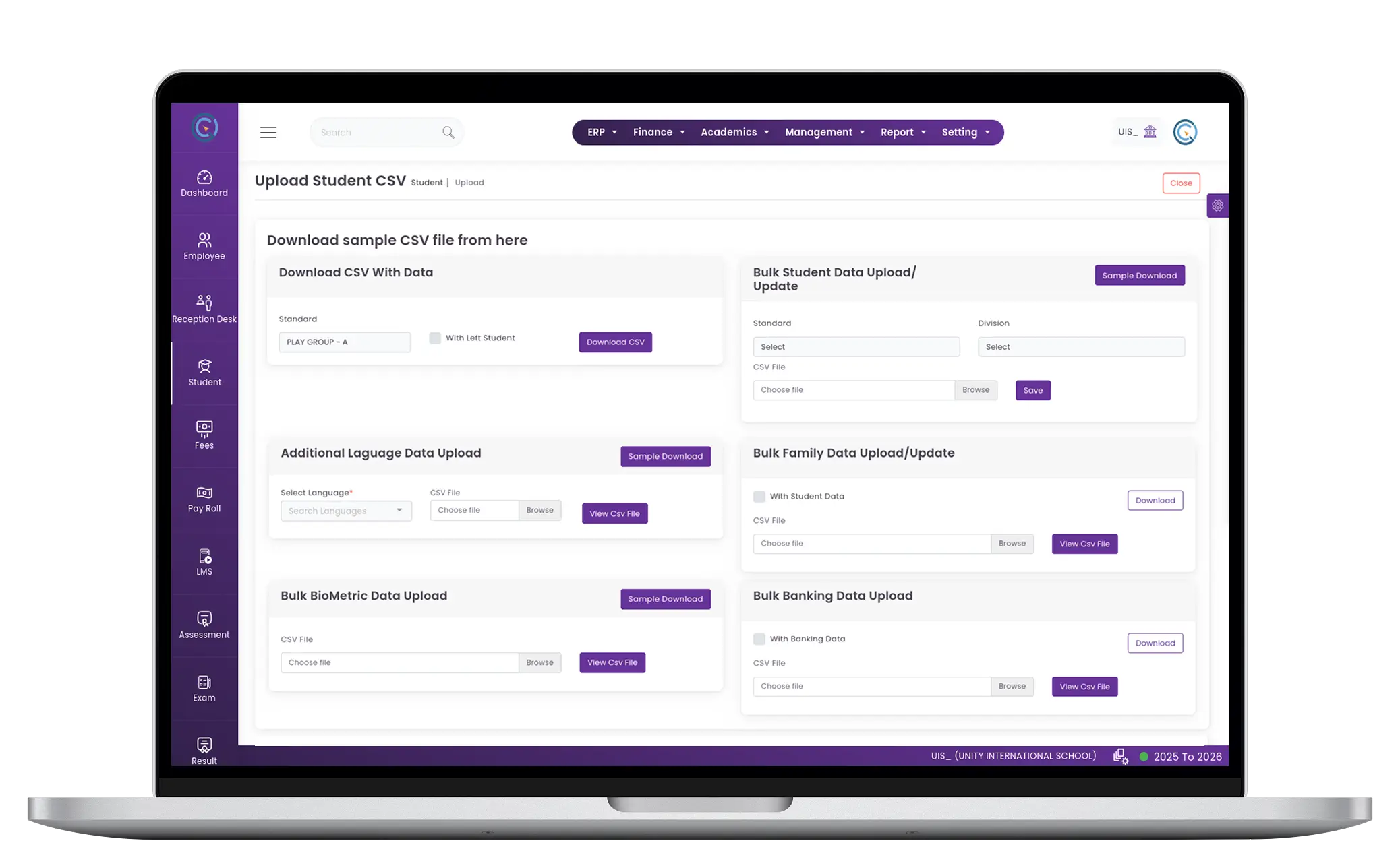 Upload & Migrate Student Data Easily Across Your Institution Upload & Migrate Student Data Easily Across Your Institution