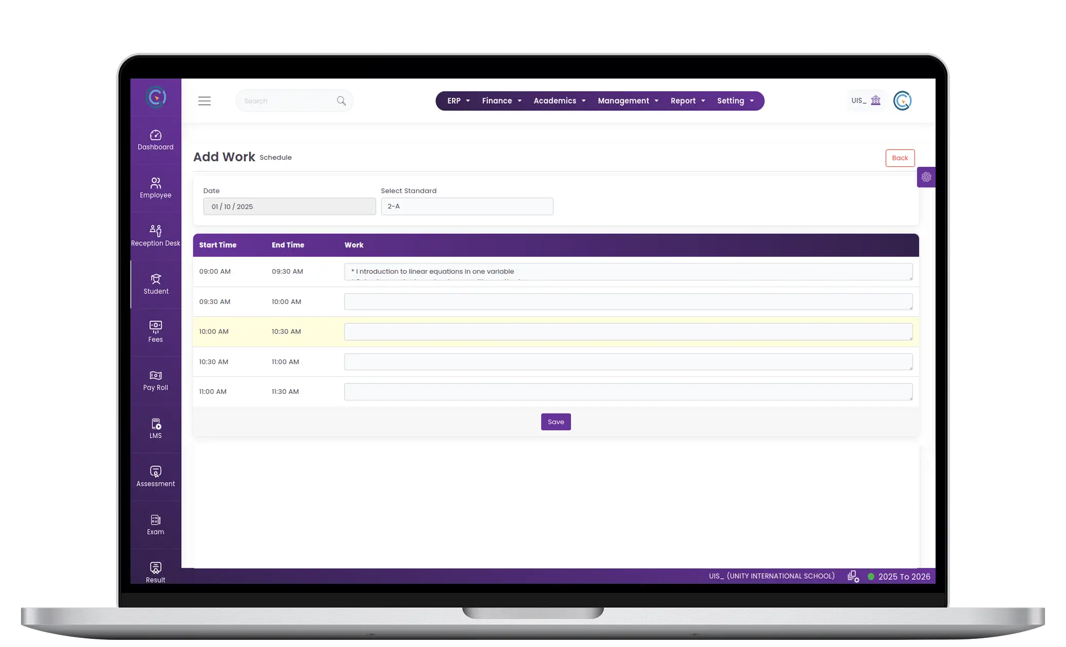 Work Diary Module for Schools & Institutions Work Diary Module for Schools & Institutions